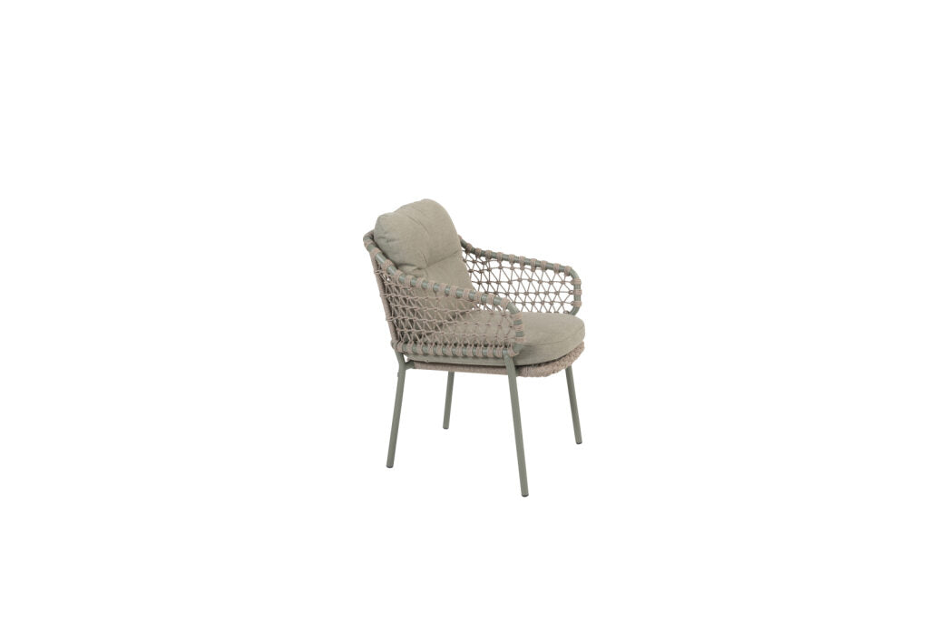 4 Seasons Outdoor Jura stapelbare dining stoel incl. 2 kussens