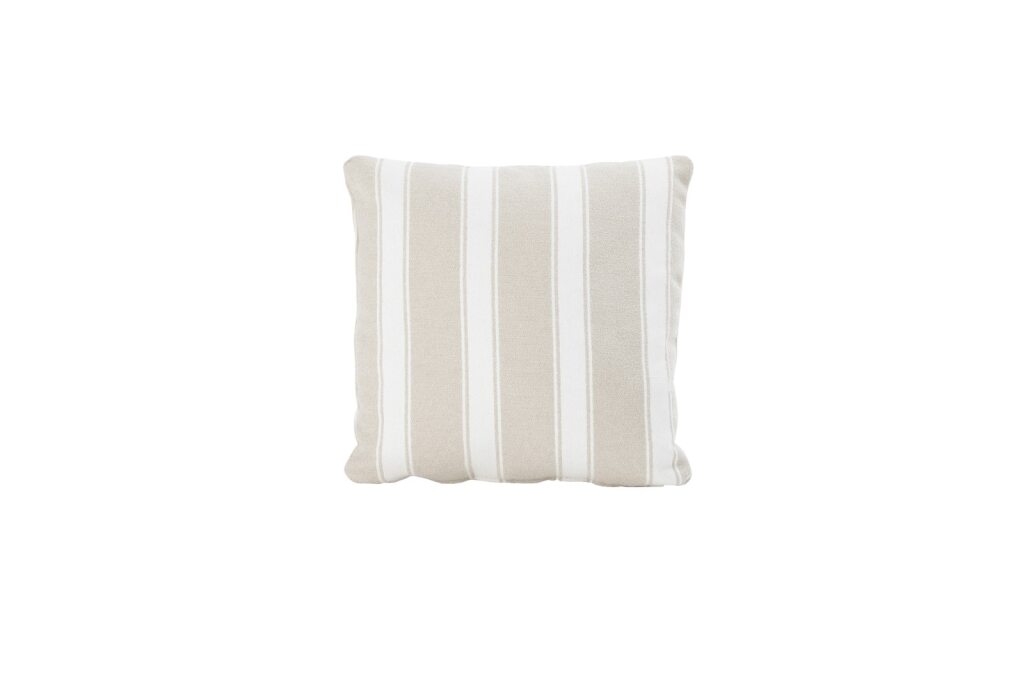 4 Seasons Outdoor Pillow 50 x 50 cm Boucle stripe Cream