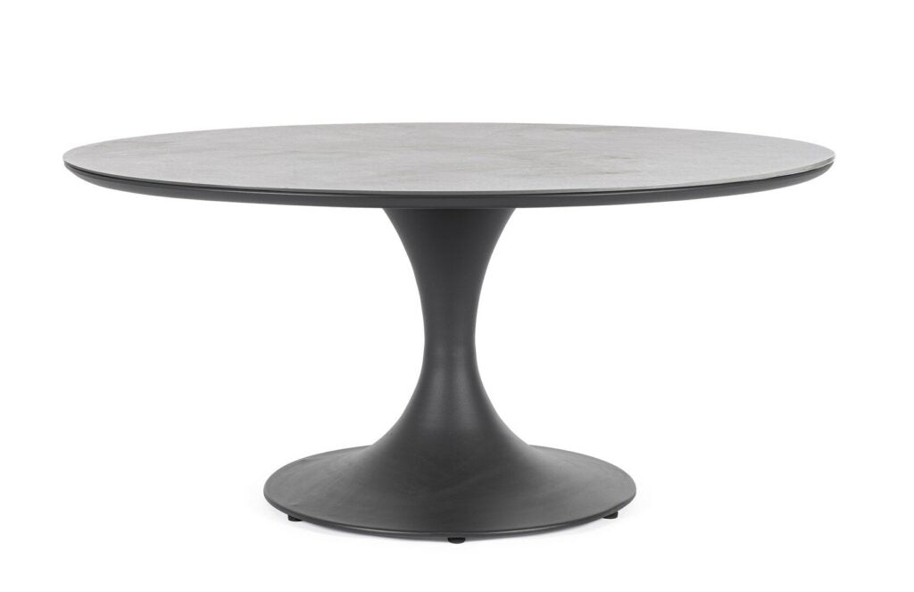 Bizotto ARNOLD Dining tafel R158cm Antraciet