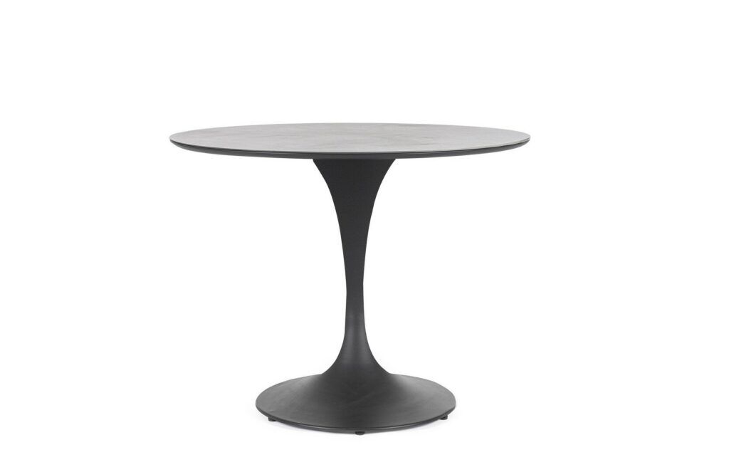 Bizotto ARNOLD Dining tafel R90cm Antraciet