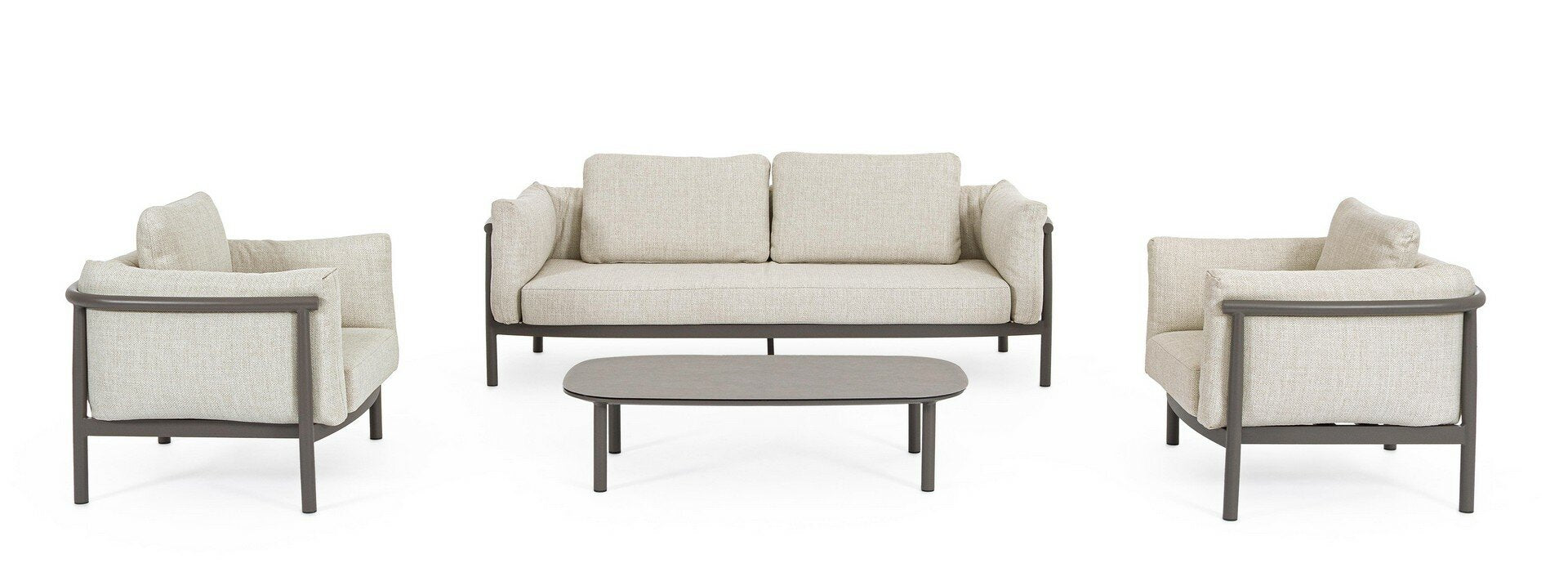 Bizotto THEODORE CASTOR SOFA SET 4 incl kussens