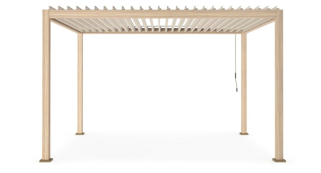Bizzotto OCEAN Natural Silk Pergola 3 x 4 meter