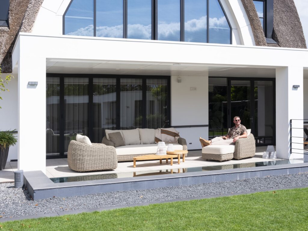 4 Seasons Outdoor Maxime 3-zits lounge bank incl. 3 kussens