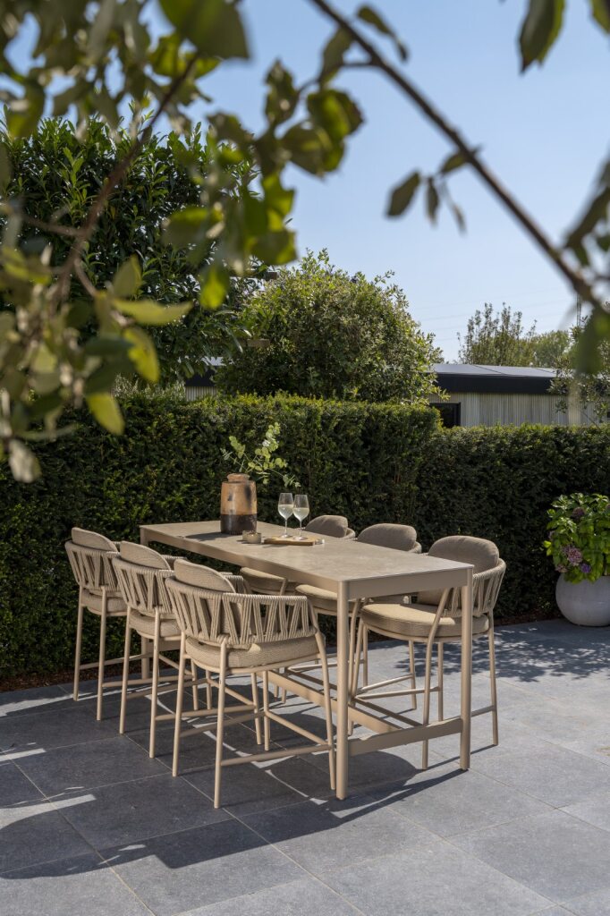 Taste 4SO Calma high dining stoel latte incl. 2 kussens