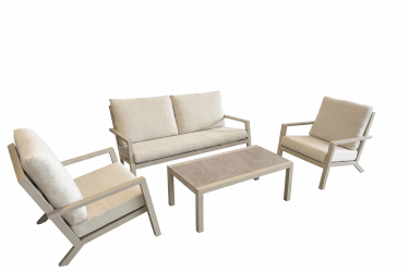 Lukkes Outdoor Azzurro Lounge Set Champagne