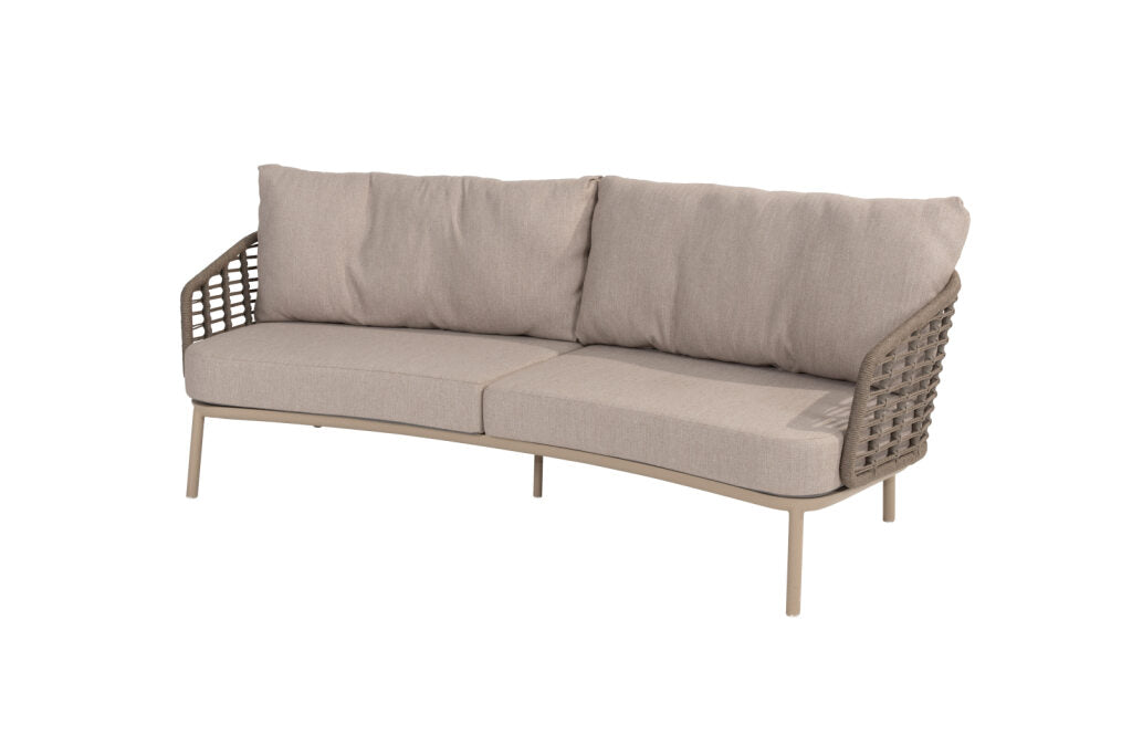 Puglia 3 seater SET: 3-zits loungebank + 2x lounge stoel