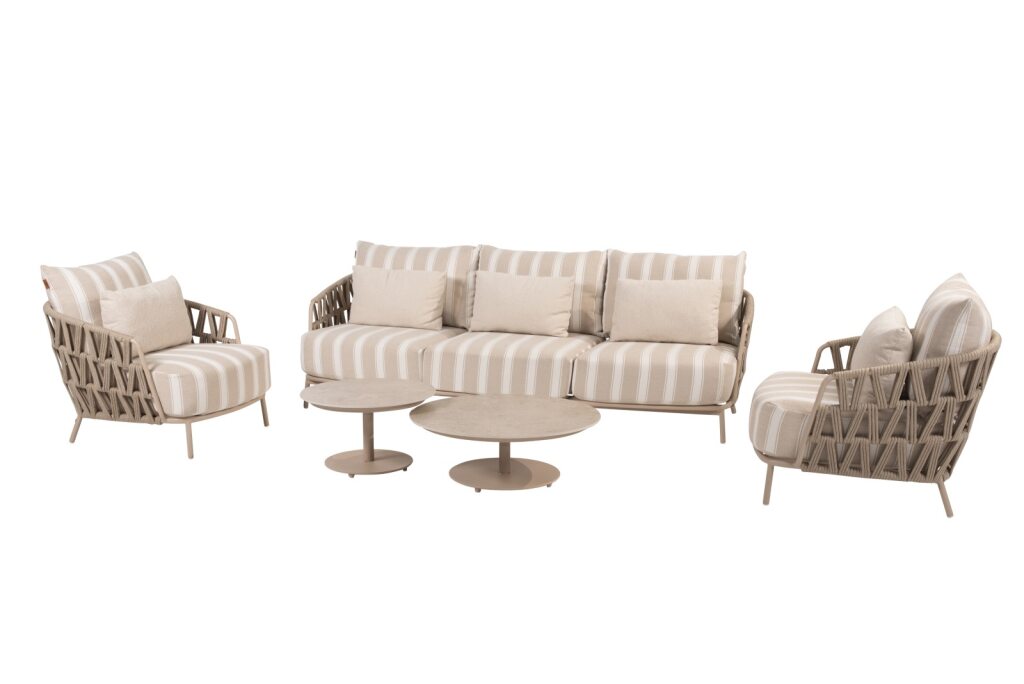 4 Seasons Outdoor Beverly 3-zits bank incl. 7 kussens