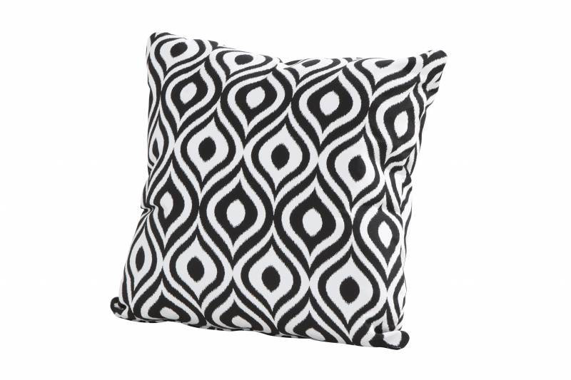 4 Seasons Outdoor Pillow 50 x 50 cm Pinamar Black