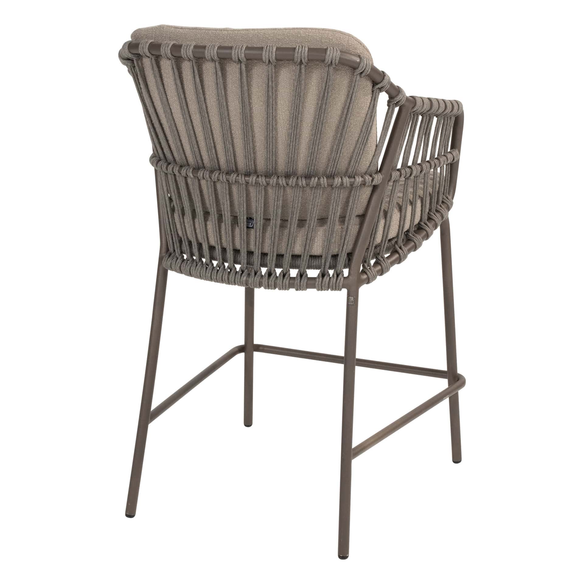 4 Seasons Outdoor Dining set 6x Capalbio High stoel Latte 1x Soho dining tafel hoog Latte