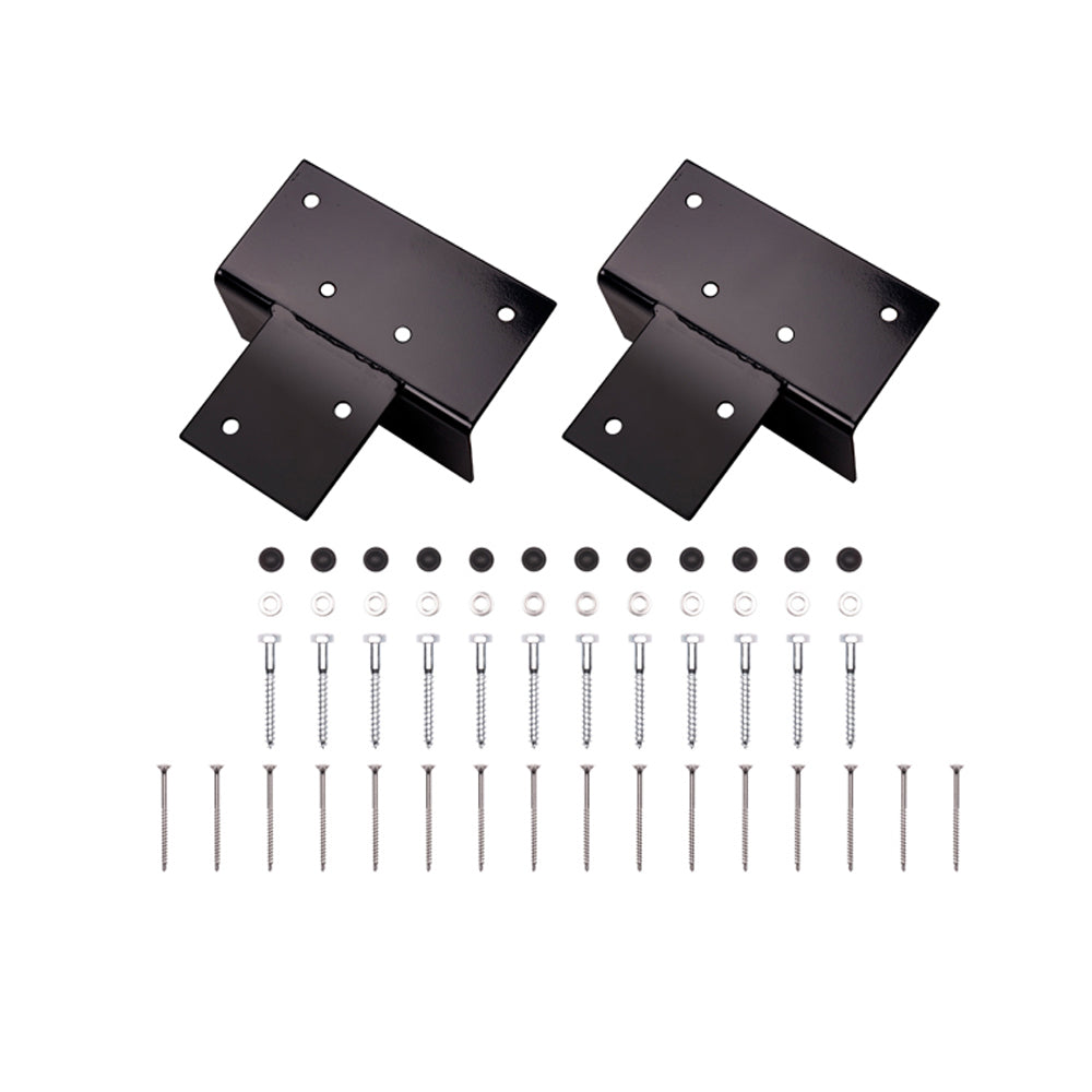 Pergola Kit - Connection support Staal Zwart