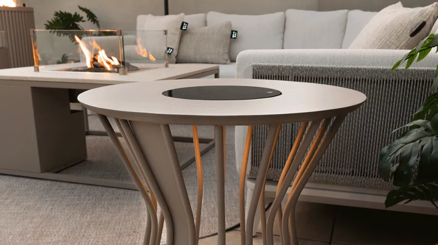 Cosilumia round sandy beige Ø52x60 cm
