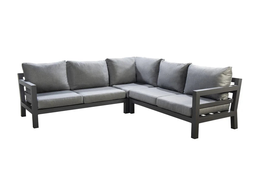 Yoi Midori Hoekbank Dark Grey/Mixed Grey