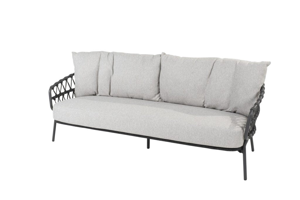 4 Seasons Outdoor Calpi 3-zits lounge bank incl. 3 kussens