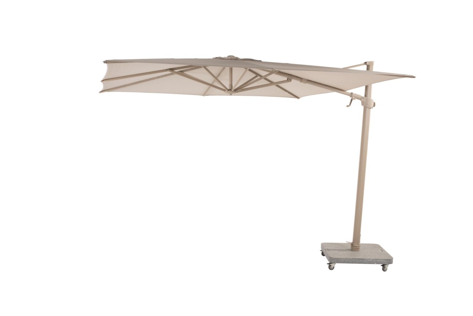 4 Seasons Outdoor Siesta Premium 300 x 300 cm Zand met Latte frame
