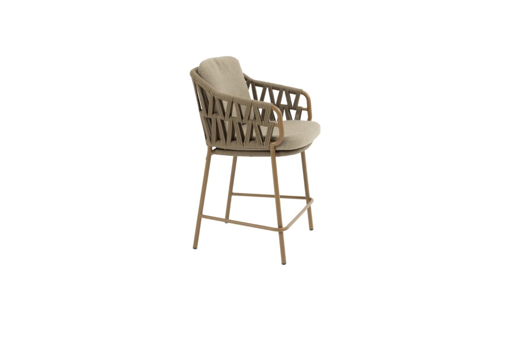 4 Seasons Outdoor Biarritz high dining stoel incl. 2 kussens