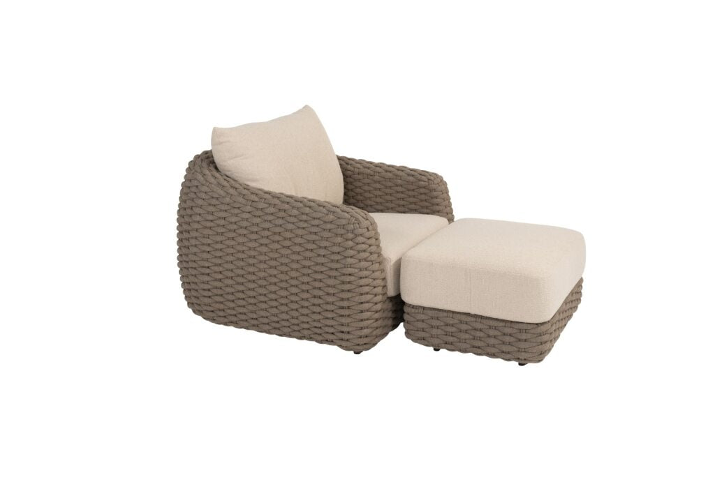 4 Seasons Maxime lounge stoel incl. 2 kussens