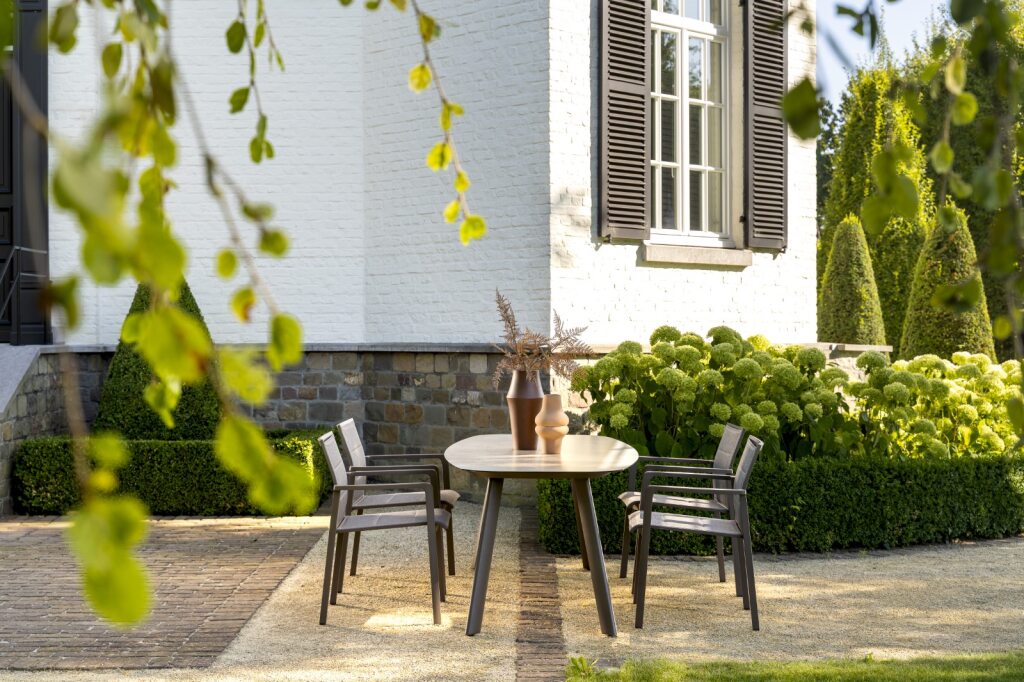 Taste 4SO Cortina stapelbare dining stoel latte