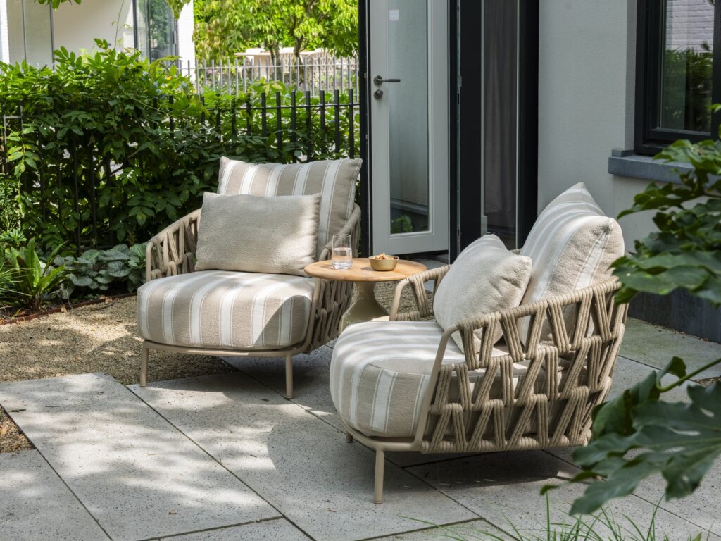 4 Seasons Outdoor Beverly lounge stoel incl. 3 kussens