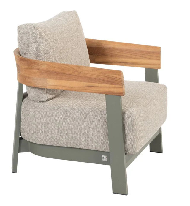 4 Seasons Outdoor Varenna lounge stoel met voetenbank