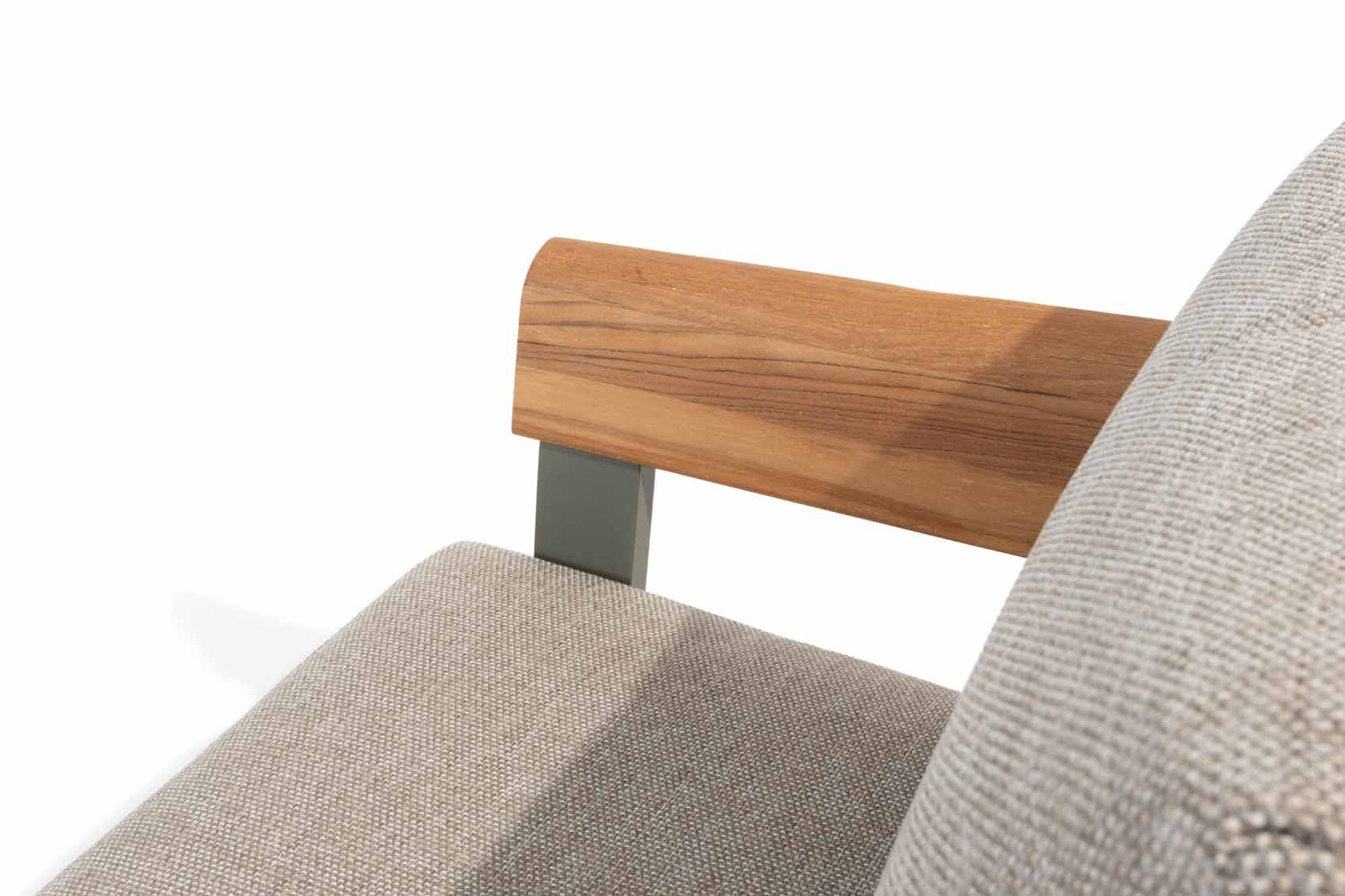 4 Seasons Outdoor Varenna 3-zits Lounge bank Olive