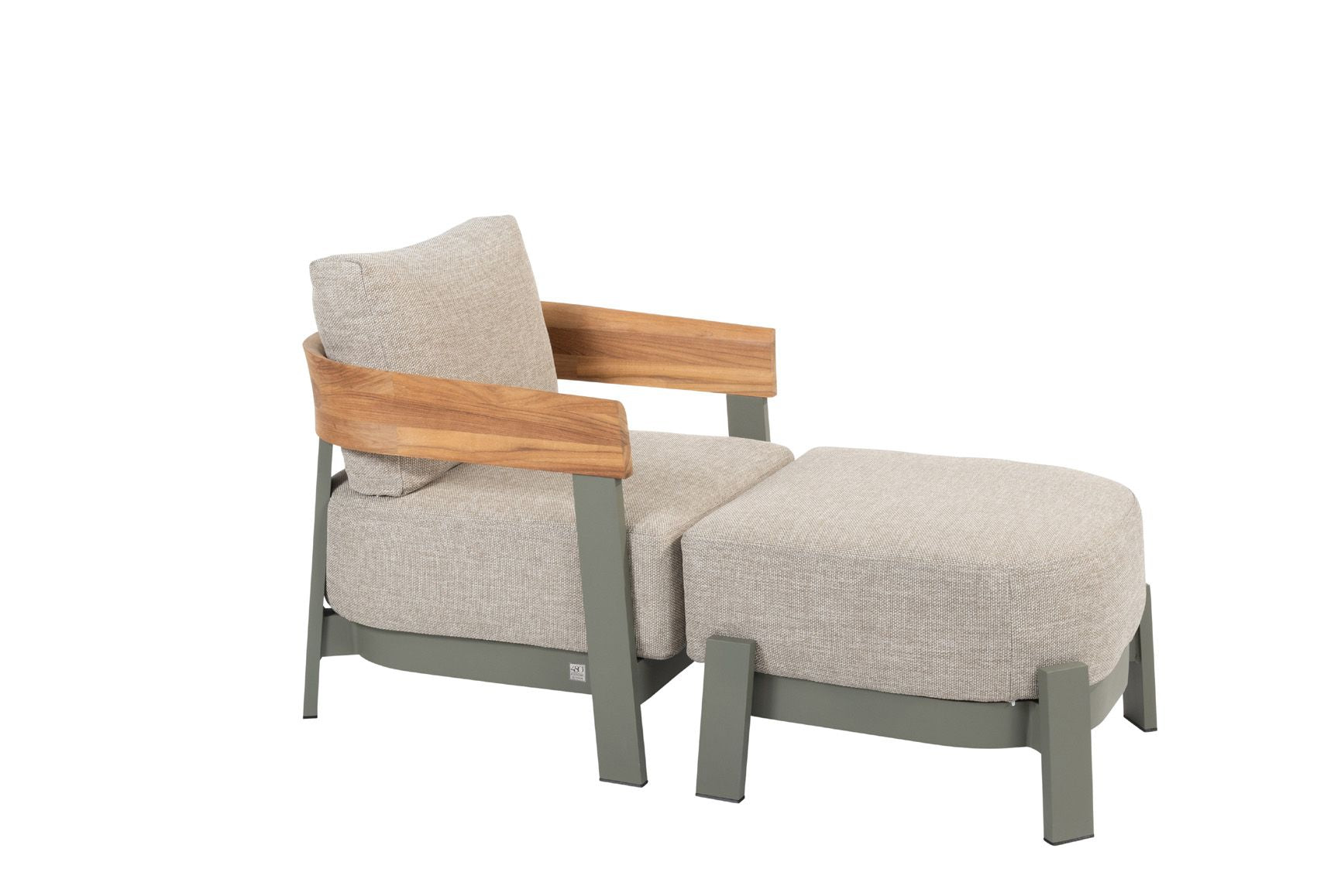 4 Seasons Outdoor Varenna lounge stoel met voetenbank