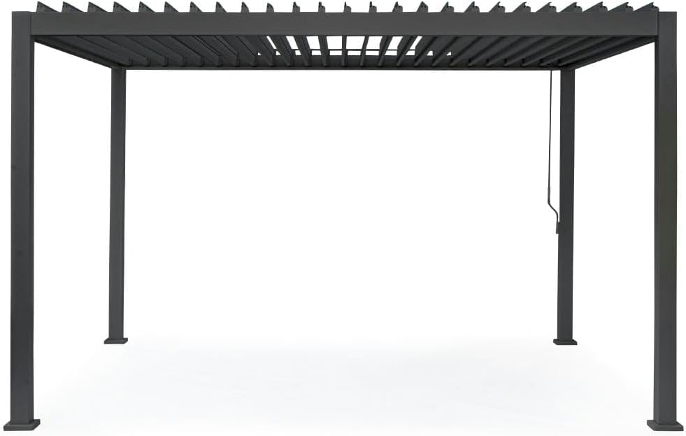 Bizzotto Ocean Pergola 3x4 meter Charcoal