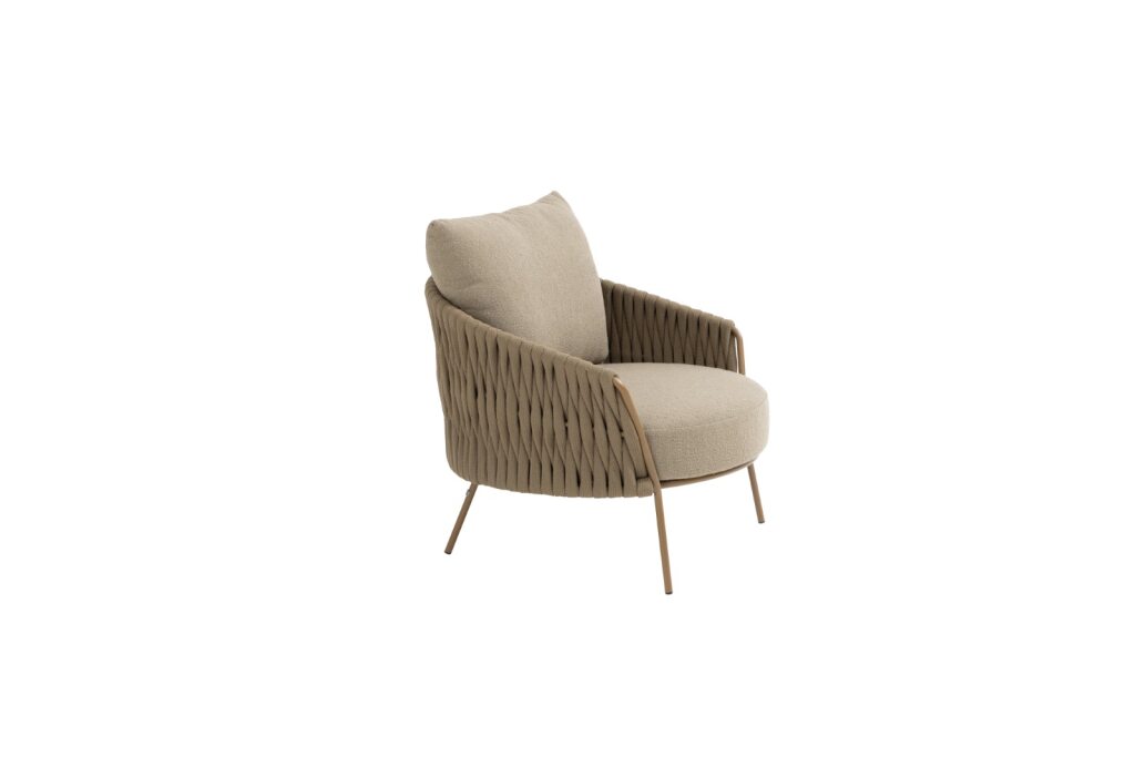 4 Seasons Outdoor Molina lounge stoel incl. 2 kussens