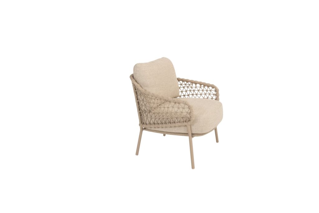 4 Seasons Outdoor Sardinia low dining stoel incl. 2 kussens