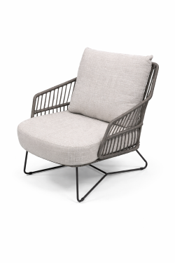 4 seasons outdoor Ancora Loungestoel silver grey