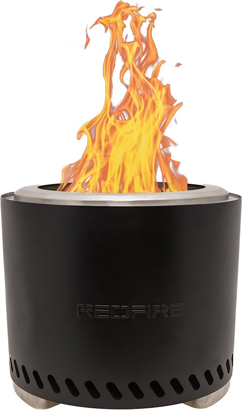 Red Fire Volcano pellet vuurschaal L zwart