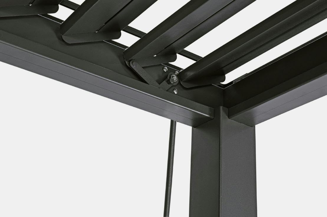 Bizzotto Ocean Pergola 3x4 meter Charcoal