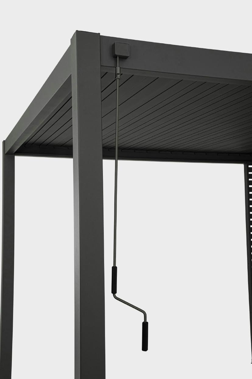 Bizzotto Ocean Pergola 3x4 meter Charcoal