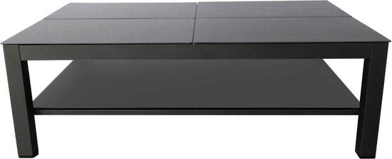 Taste by 4SO vallarta coffeetable 120 x 72 x 40 cm.(matt carbon)