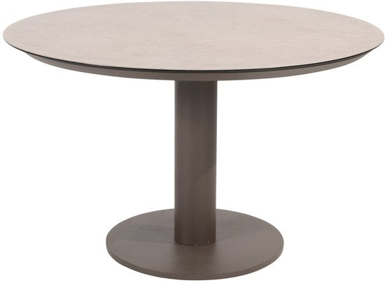 Taste 4SO Sarah eettafel terre met printed keramiek top 120 cm Ø