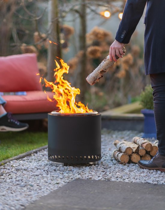 Red Fire Volcano pellet vuurschaal L zwart