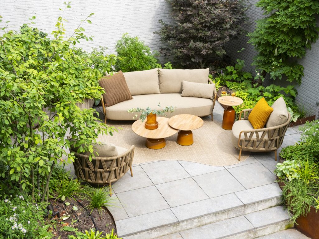 4 Seasons Outdoor Biarritz 3-zits bank incl. 3 kussens