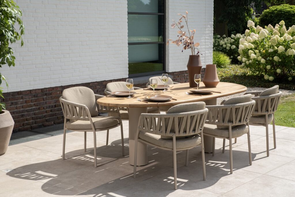 Taste 4SO Calma dining stoel latte incl. 2 kussens