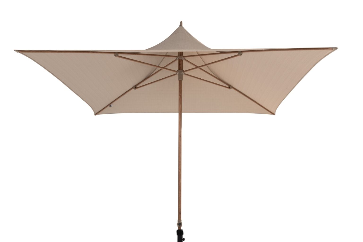 4 Seasons Outdoor Vivenda 270 x 270 cm. zand met woodlook frame