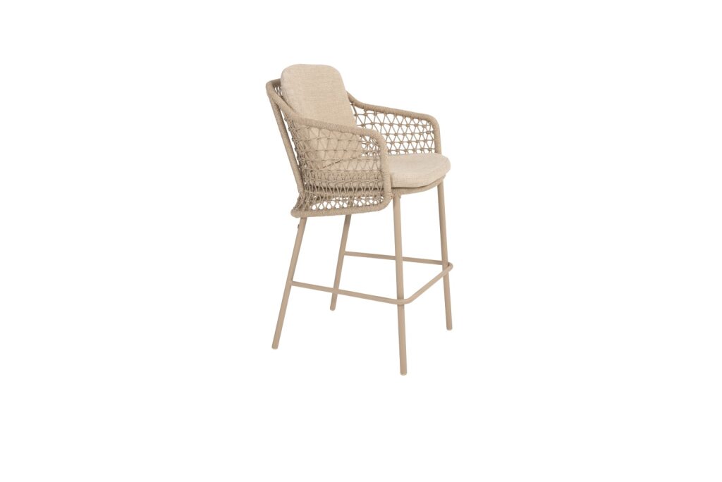 4 Seasons Tramonti bar stoel latte incl. 2 kussens