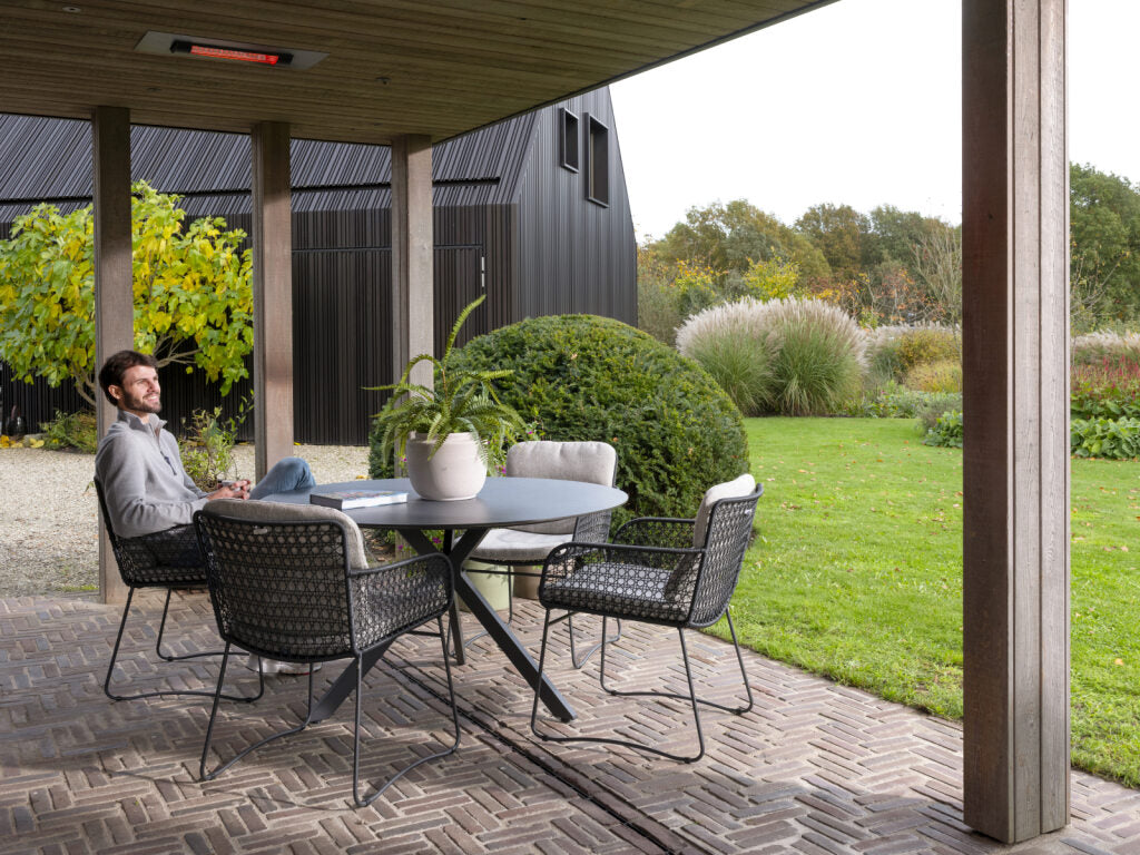 4 Seasons Outdoor Aprilla dining stoel Antraciet