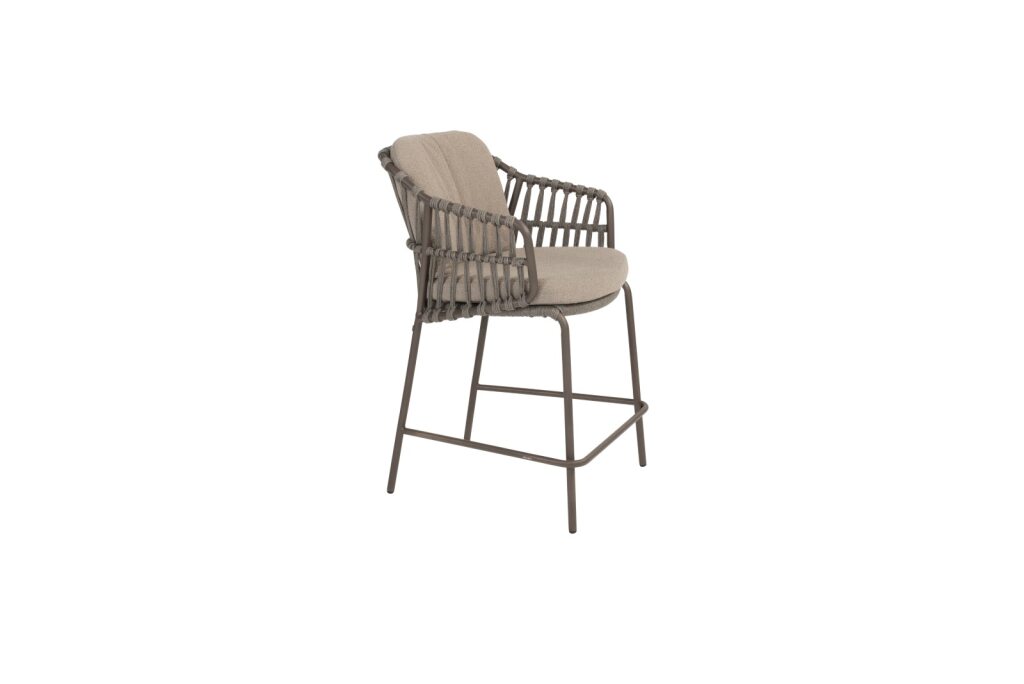 4 Seasons Outdoor Capalbio high dining stoel incl. 2 kussens