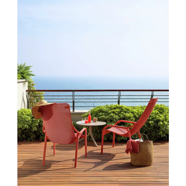 Nardi Net Lounge stoel corallo