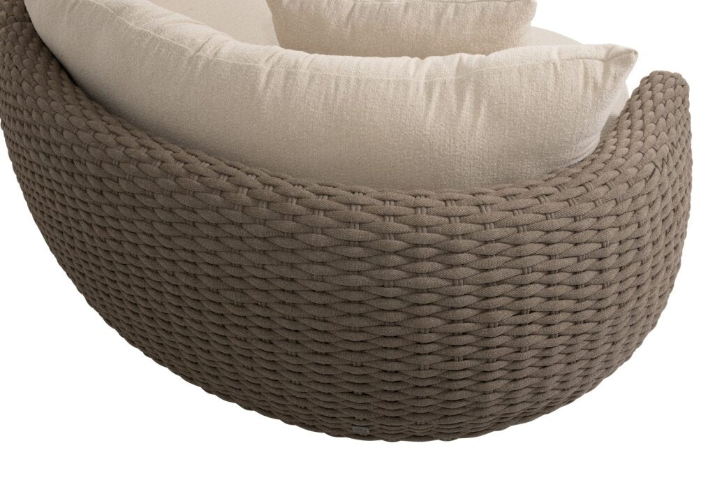 4 Seasons Outdoor Maxime 4-delige lounge set 1x 3-zitsloungebank 2x lounge stoel Terre