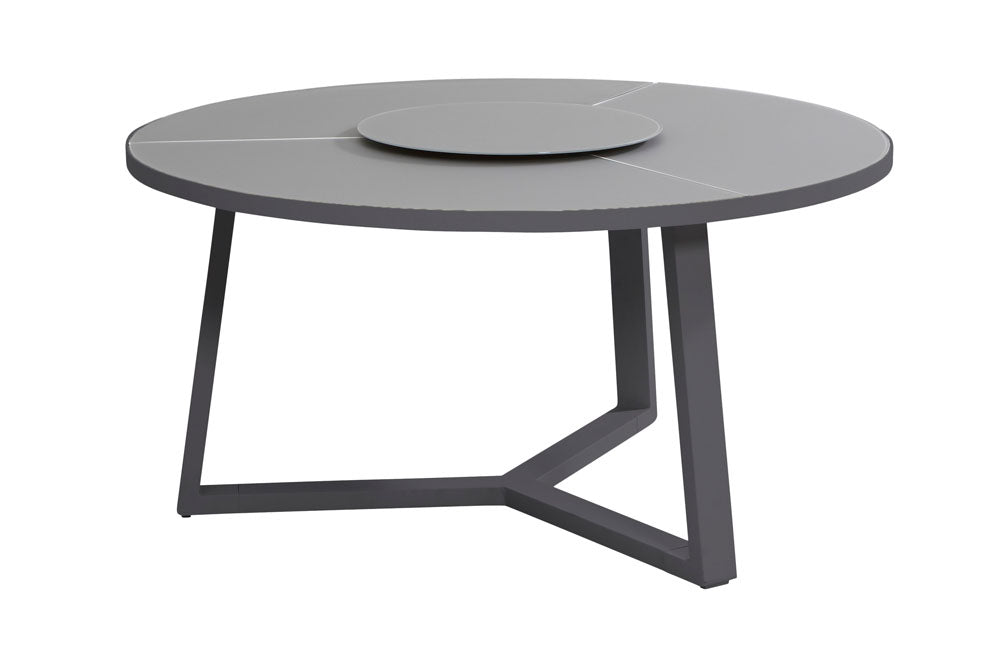 Taste by 4SO Organic tafel 150 cm. Ø with Lazy Susan