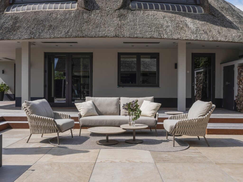 4 Seasons Outdoor Montera lounge stoel XL incl. 2 kussens en pillow