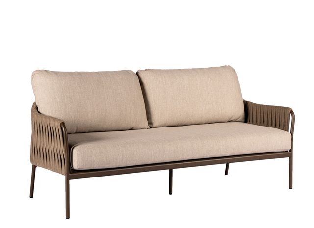 Yoi  Hydra sofa 3 seater alu bronzebelt toffeeflax beige AW