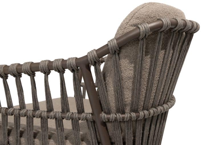 4 Seasons Outdoor Dining set 6x Capalbio High stoel Latte 1x Soho dining tafel hoog Latte