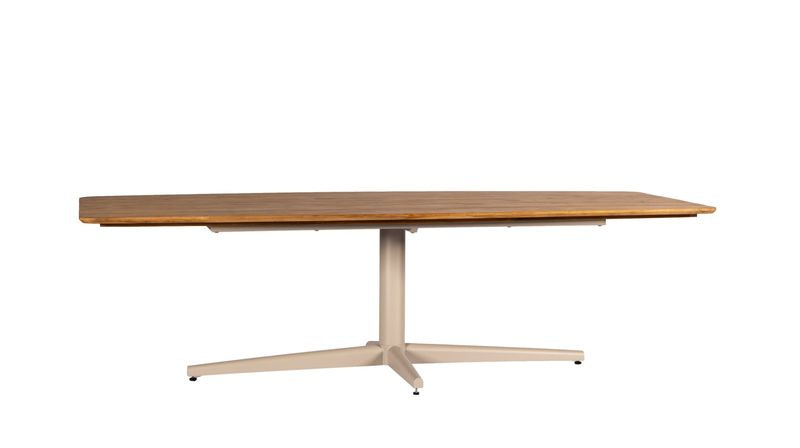 Yoi Salema dining table 270x100cm danish oval alu salixteak