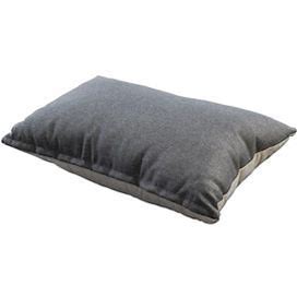 Yoi kussen 60x40 Panter black / flax Beige