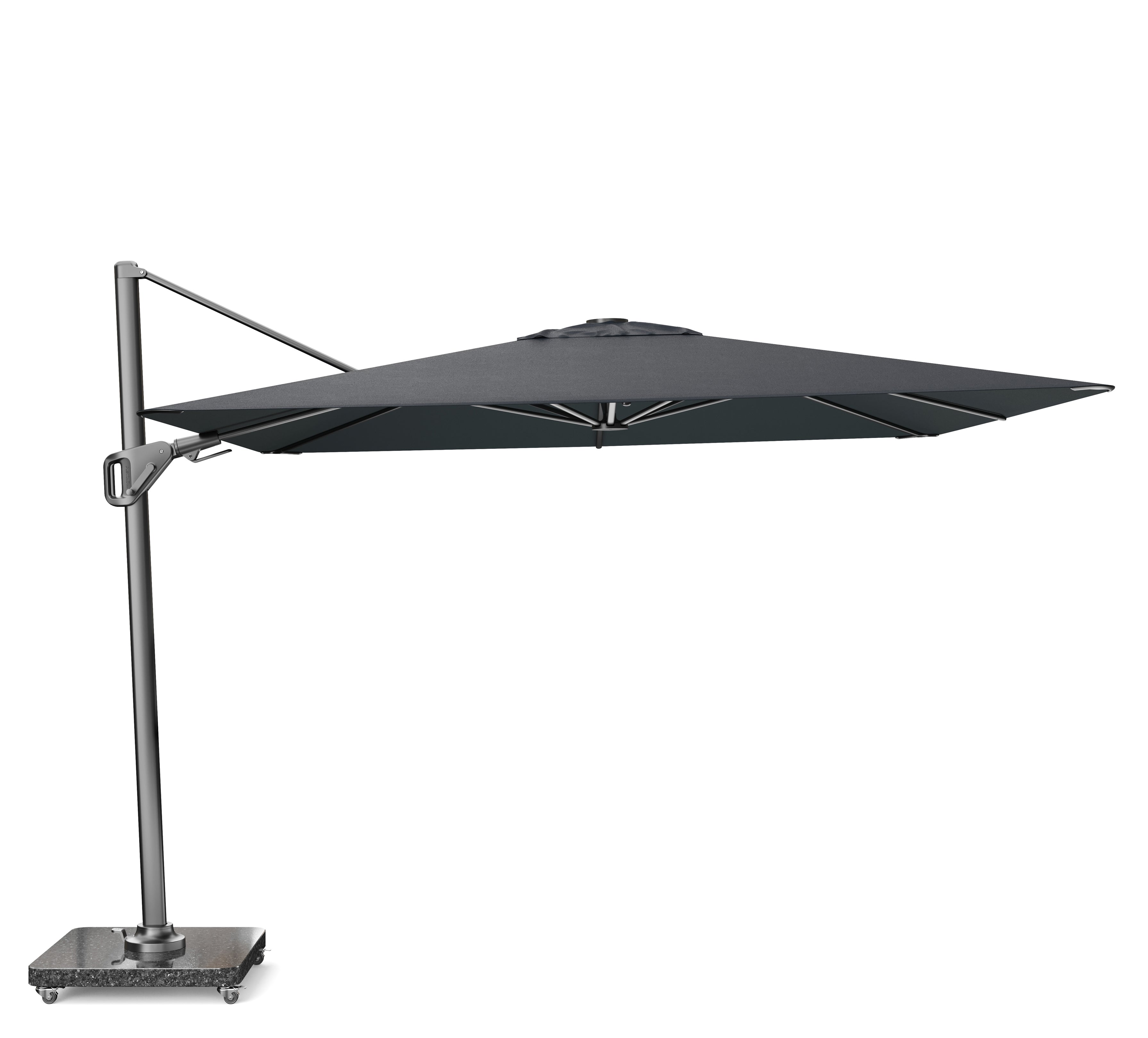 Platinum Nexus T² Premium 300x300 Zweefparasol Anthracite  Faded black